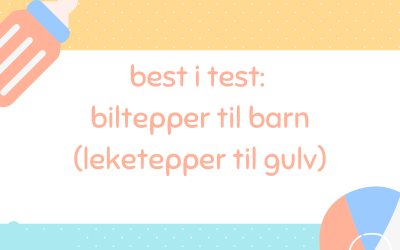 Bilteppe for barn: De beste teppene