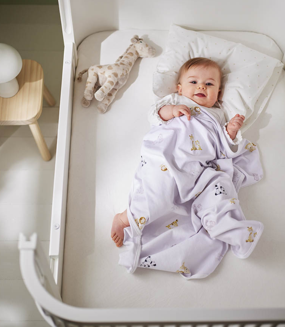 Janni økologisk babyteppe 70x100 kaniner jersey