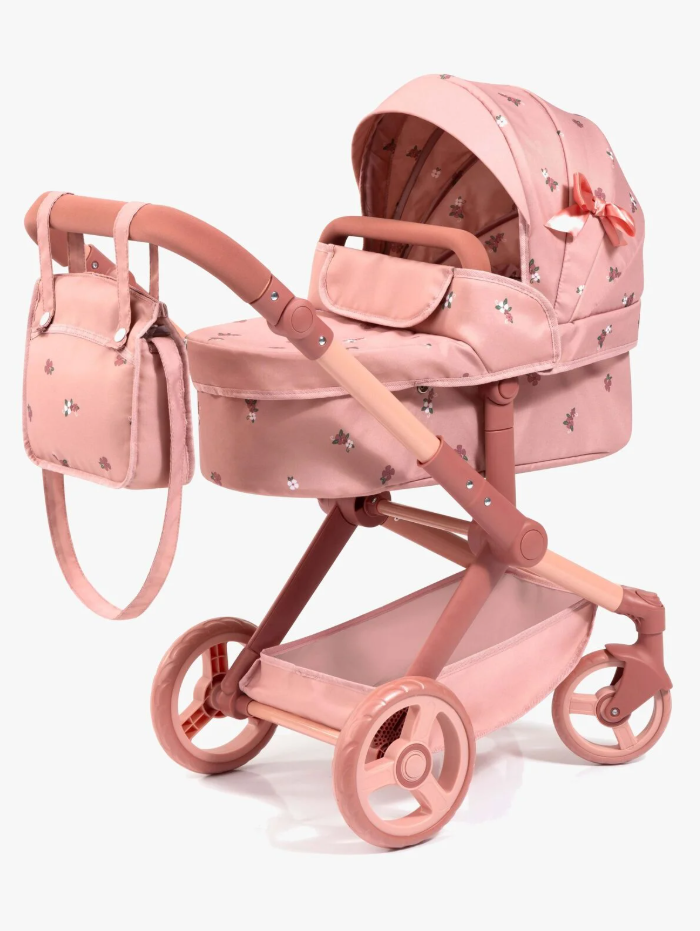 Bayer Design Xeo Dukkevogn 2-i-1 barnevogn klapvogn justerbart håndtak pusletaske