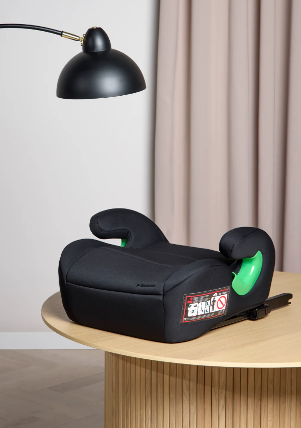 Beemoo Raise 2 i-Size Beltepute ISOFIX Black Stone justerbare ISOFIX-armer høyt sete 125-150cm